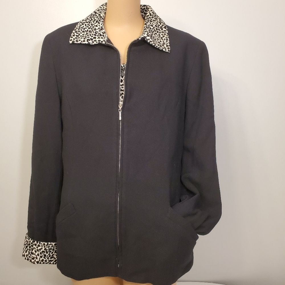 Vintage EXPRESS Tailleur Zip Up Jacket Set - Picture 6 of 8